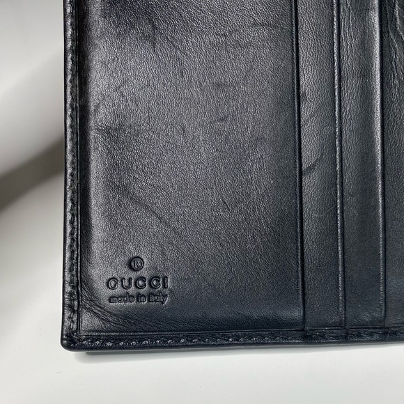 Gucci black  Monogram Wallet - Picture 7 of 7